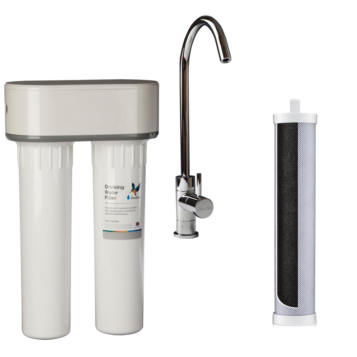 Purificateur d'eau Doulton DUO-HIP anti perfluorés sous évier